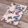 Sæk à la linned med trykt 22 x 30 cm - naturlig / sommerfugl Sække af linned