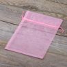 Organzaposer 40 x 55 cm - lyserød Pink tasker