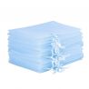 Organzaposer 40 x 55 cm - blå Organza-poser