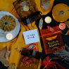 Halloween organza poser 12 x 15 cm - mix af mønstre og farver Borddekorationer