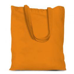 Bomuld Taske 38 x 42 cm med lange håndtag - orange Kvindernes dag