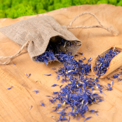 Linnedposer - naturfarve 10 x 13 cm Lavendel og tørret duft