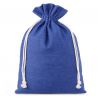 Denim sæk 22 x 30 cm - blå Denim tasker