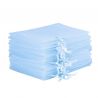 Organzaposer 8 x 10 cm - blå Poser til særlige lejligheder