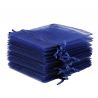 Organzaposer 8 x 10 cm - blå mørk Lavendel og tørret duft
