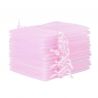 Organzaposer 8 x 10 cm - lyserød Walentynki
