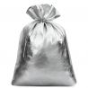 Metallisk glans poser 22 x 30 cm - sølv Metallic tasker