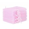 Organzaposer 30 x 40 cm - lyserød Pink tasker