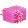 Organzaposer 15 x 20 cm - pink Walentynki