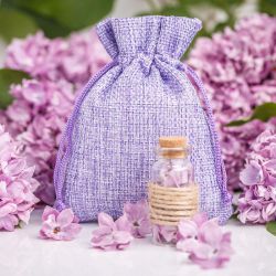 Juteposer 10 x 13 cm - lys violet Lavendelposer