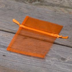 Organzaposer 8 x 10 cm - orange Halloween