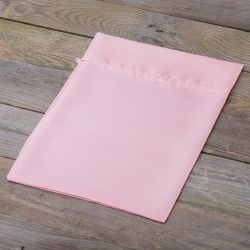 Satinposer 26 x 35 cm - lyserød Store poser 26x35 cm