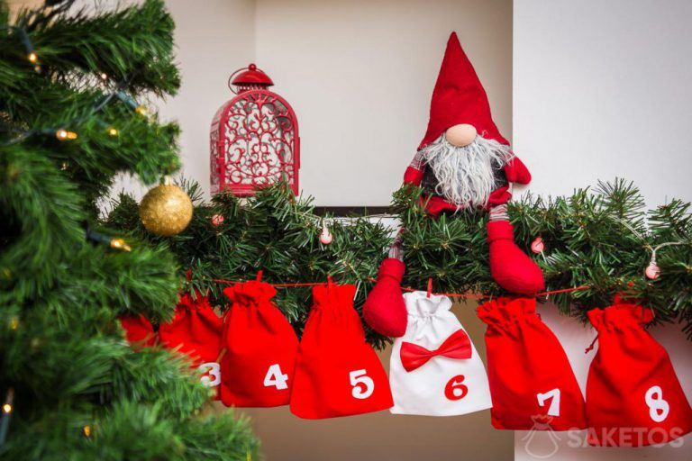 Adventskalender med velourposer - trends til efterår og vinter