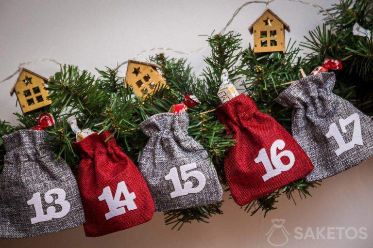 Adventskalender med slik