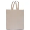 Bomuld Taske 38 x 42 cm med korte håndtag - natur Bomuldsposer
