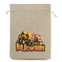 Halloweenpose (nr. 1) jute, 40 x 55 cm - natur Store poser 40x55 cm