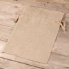 Naturlig linned taske 30 x 40 cm Linen Poser