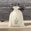Sæk à la linned med trykt 22 x 30 cm - til hvidløg (EN) Poser til særlige lejligheder