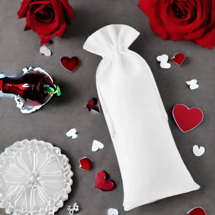 Velourpose 16 x 37 cm - hvid Indretning