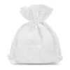 Bomuldsposer 6 x 8 cm - hvid Små poser 6x8 cm