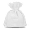 Bomuldsposer 8 x 10 cm - hvid Små poser 8x10 cm