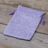 Juteposer 10 x 13 cm - lys violet Jutesække
