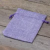 Juteposer 12 x 15 cm - lys violet Lavendel og tørret duft
