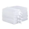 Organzaposer 15 x 20 cm - hvid Mellemstore poser