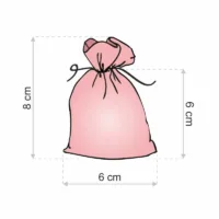 Satinposer 6 x 8 cm - sort Sorte poser