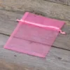 Organzaposer 12 x 15 cm - pink Organza-poser
