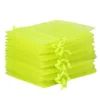 Organzaposer 13 x 18 cm - neongrøn Påske