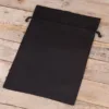 Bomuldsposer 30 x 40 cm - sort Hoteltilbehør