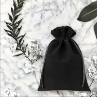 Veloursposer 26 x 35 cm - sort Halloween