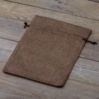 Juteposer 15 x 20 cm - naturlig mørk For børn