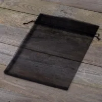 Organzaposer 26 x 35 cm - sort Sorte poser