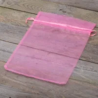 Organzaposer 30 x 40 cm - pink Frugtposer