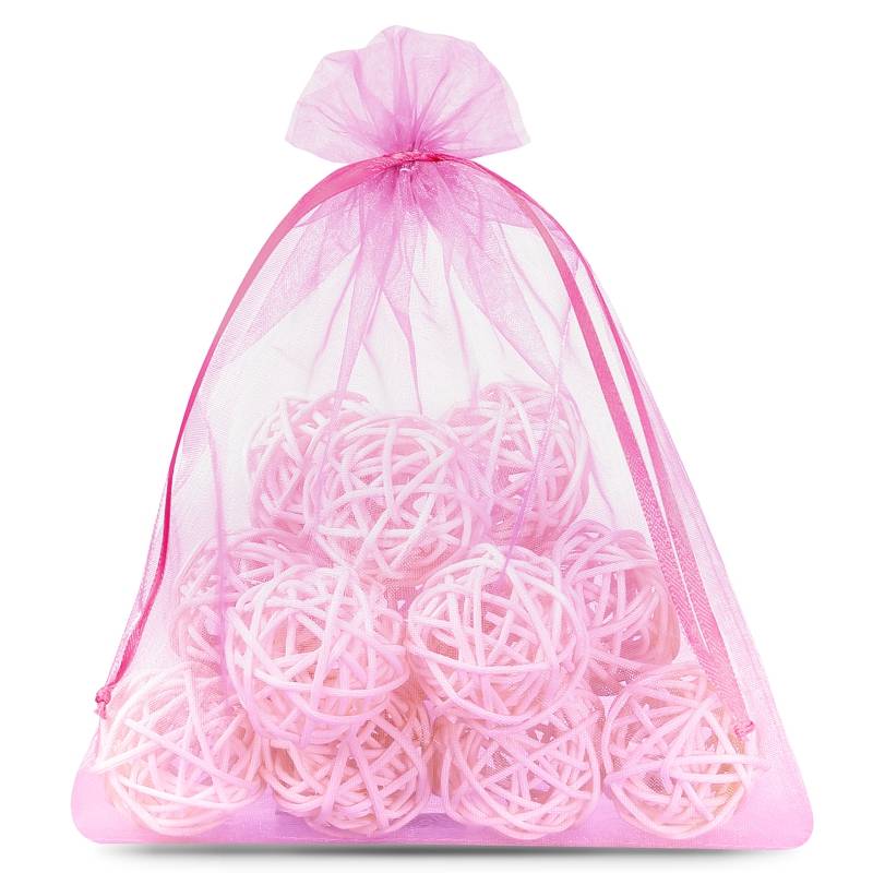 Organzaposer 40 x 55 cm - pink Beskyttelse af druer