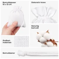 Hvilken lavendelpose skal du vælge til tørrede blomster? Vi sammenligner tomme lavendelposer fra Saketos 64