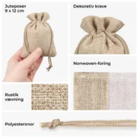 Juteposer til lavendel - rustik emballage der fremhæver din plantes karakter 24