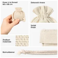 Hvilken lavendelpose skal du vælge til tørrede blomster? Vi sammenligner tomme lavendelposer fra Saketos 83